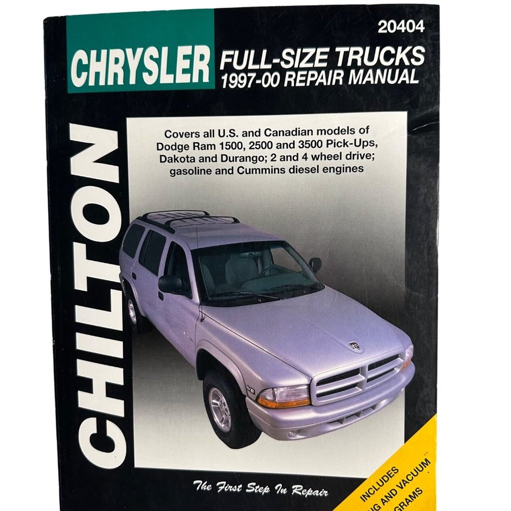VTG 2001 Chilton Chrysler 1997-00 full-size trucks repair manual